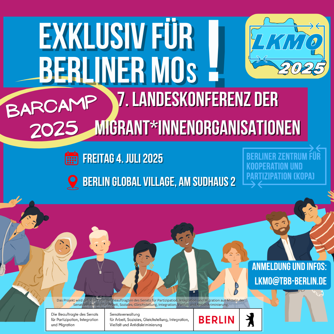 CoNTeS – Community Netzwerk für Teilhabe und Selbstbestimmung bei der LKMO2025 – Für eine nachhaltige Stärkung migrantischer Perspektiven