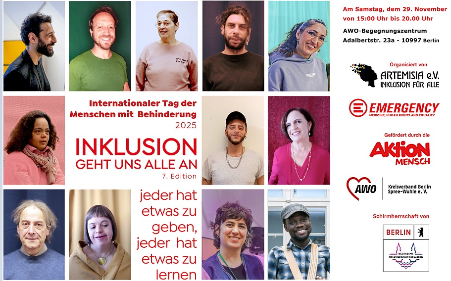 Inklusion geht uns alle an – 7. Ausgabe & 10 Jahre Artemisia