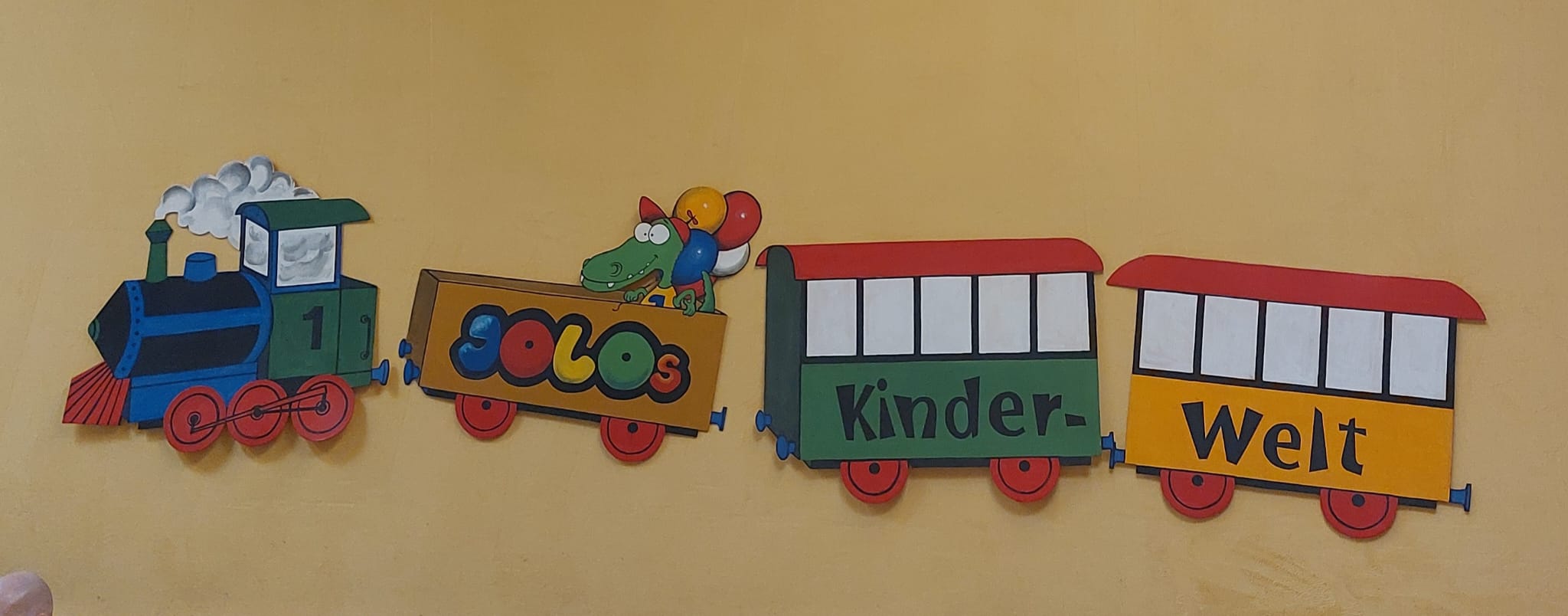 Besuch der e:du- Eltern-Kind-Spielgruppe in der Jolos Kinderwelt