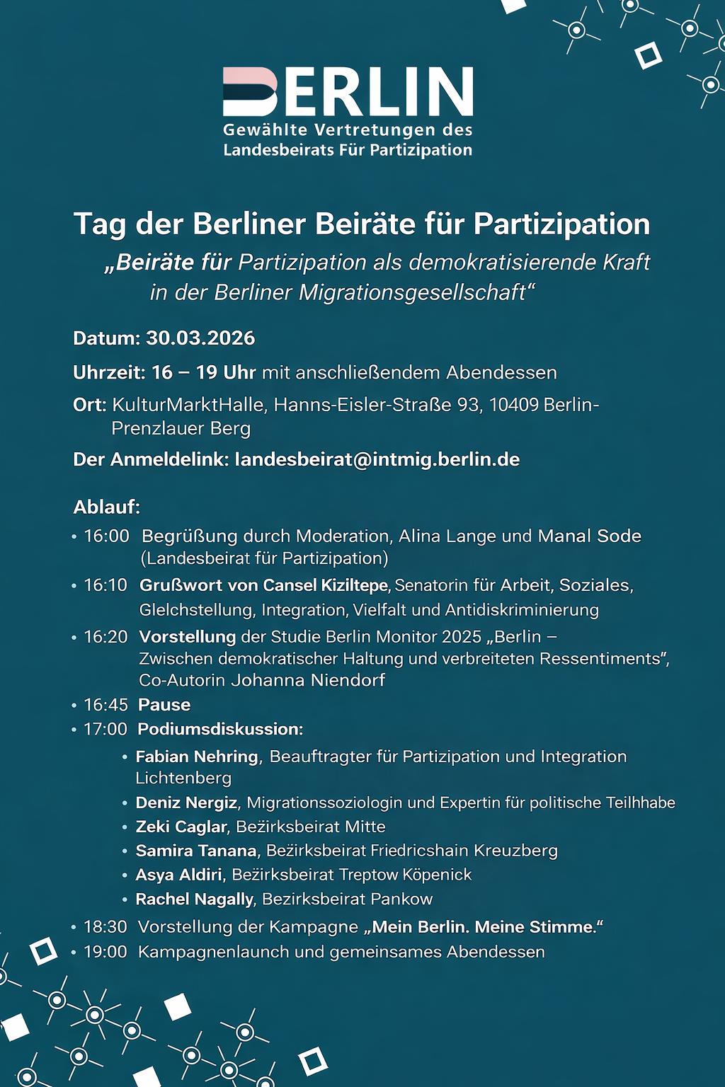 Demokratie braucht Teilhabe: AWO beim „Tag der Berliner Beiräte fürPartizipation“ – Wilkommen im AWO Begegnungszentrum