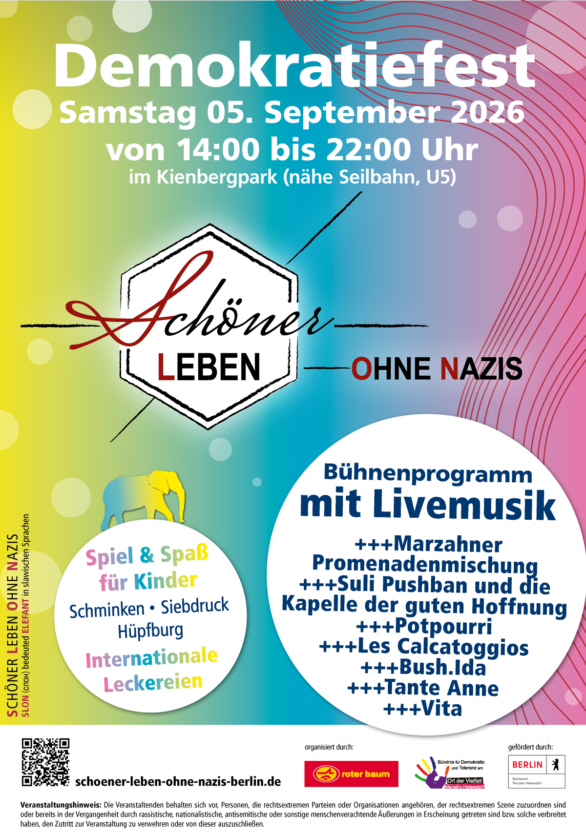 Schöner leben ohne Nazis – gemeinsam für Demokratie und Teilhabe!